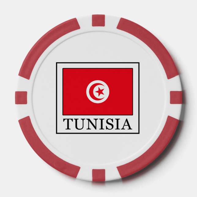 Tunesien Pokerchips (Vorderseite)