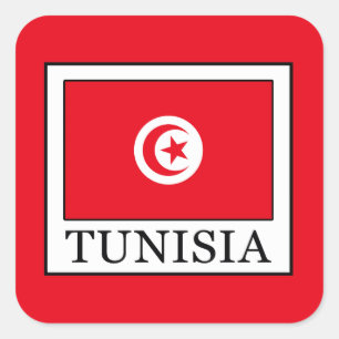 Tunesien Quadratischer Aufkleber