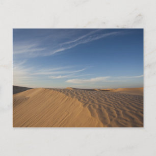 Tunesien, Sahara-Wüste, Douz, Große Düne, Dämmerun Postkarte