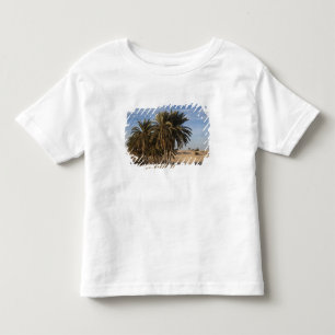 Tunesien, Sahara-Wüste, Douz, Große Düne, Palme Kleinkind T-shirt