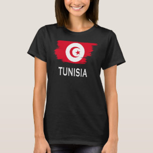 Tunesien Tunesische Flagge für Männer Frauen Kinde T-Shirt