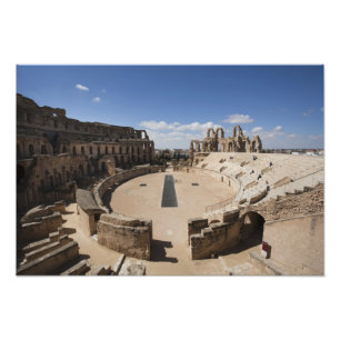 Tunesien, tunesische Zentralküste, El Jem, römisch Fotodruck