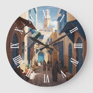Tunesien Tunis Reise Medina Große Wanduhr