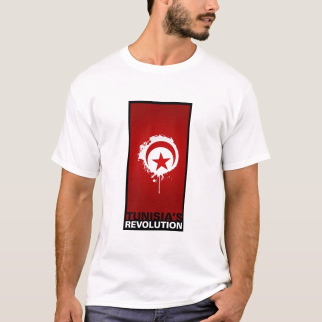 "Tunesiens Revolution " T-Shirt (Vorderseite)