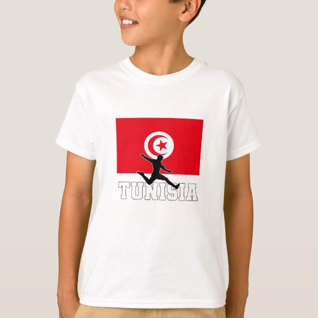 Tunesier Fußballnationalmannschaft T-Shirt (Vorderseite)