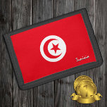 Tunesische Fahne, tunesische Patrioten/Sport Tri-fold Geldbeutel<br><div class="desc">WALLETS: Tunesien & Tunesien Flag Mode - Liebe mein Land,  Reisegeschenke,  Opa Geburtstag,  Nationalpatrioten / Sportfans</div>