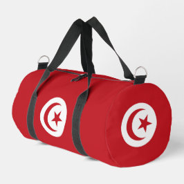 Tunesische Flagge Duffle Bag