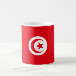 Tunesische Flagge (Tunesien) (Islamischer Halbmond Kaffeetasse