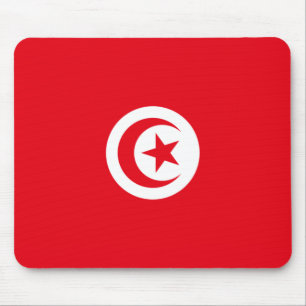 Tunesische Flagge (Tunesien) (Islamischer Halbmond Mousepad