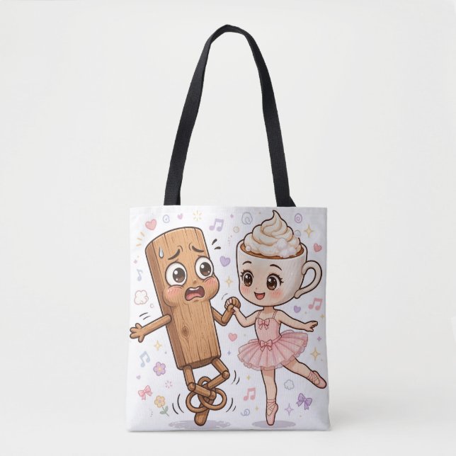 Tung Tung Sahur Funny Ballet Tote (Vorderseite)