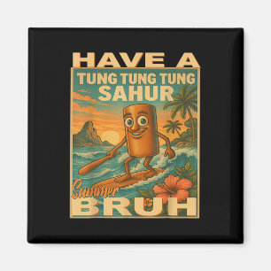 Tung Tung Tung Sahur Brainrot Lehrer Letzter Tag Magnet