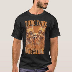 Tung Tung Tung Sahur Funny Meme Brainrot Spaß Gene T-Shirt