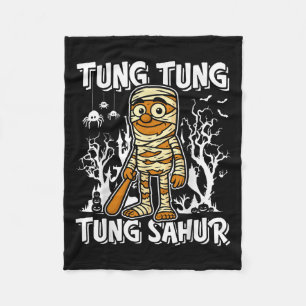 Tung Tung Tung Sahur Halloween Mummy Italienisches Fleecedecke