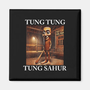 Tung Tung Tung Sahur Italienisch Brainrot Meme Fun Magnet