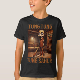 Tung Tung Tung Sahur Italienisch Brainrot Meme T-Shirt