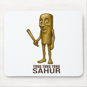 Tung Tung Tung Sahur - Lustige italienische Brainr Mousepad