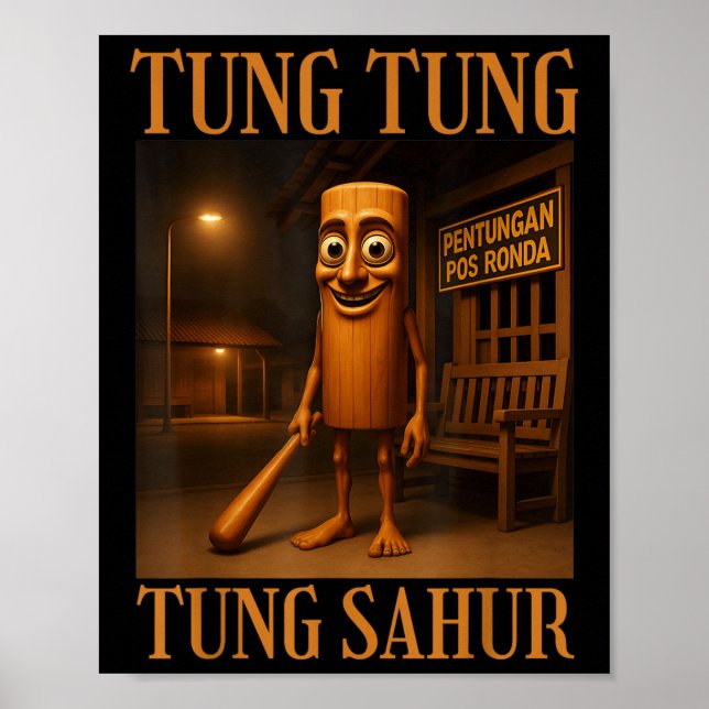 Tung Tung Tung Sahur  Poster (Vorne)