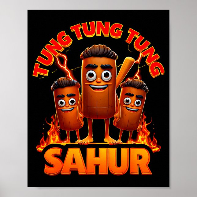 Tung Tung Tung Sahur  Poster (Vorne)