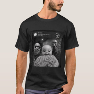 Tung Tung Tung Sahur Schwein Mann Meme Ai Baby Lus T-Shirt