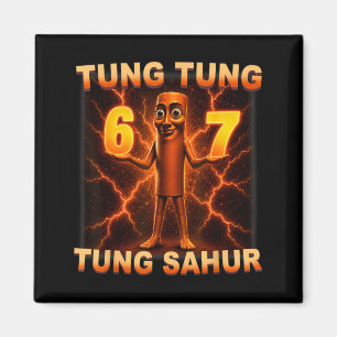 Tung Tung Tung Sahur Six Seven 67 Meme Für Kinder Magnet