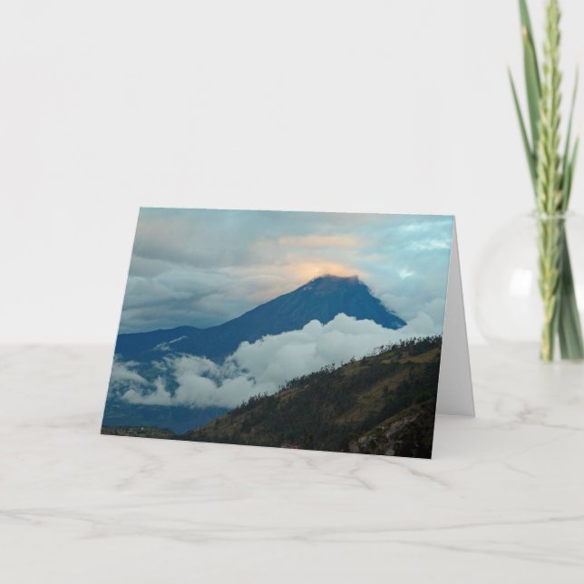 Tungurahua, Ecuador Karte (Vorderseite)