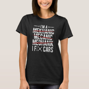 Tuning Auto-Reparatur Autos Mechaniker Werkzeuge T-Shirt