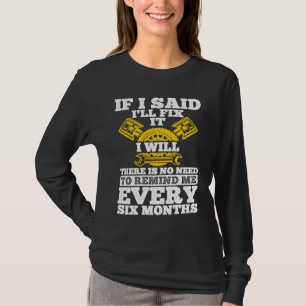 Tuning Auto Reparatur Autos Mechaniker Werkzeuge T-Shirt