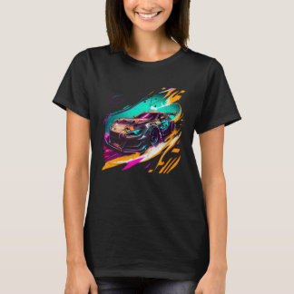 Tuning car from the 90s Pace Car Rennwagen 4 T-Shirt