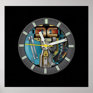 Tuning Fork Technology Art Poster