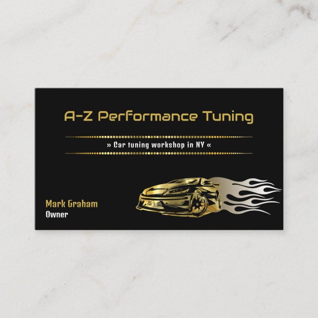 Tuning-Service | Best Workshop Visitenkarte (Vorderseite)