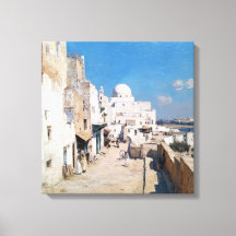 Tunis 1905 – Impressionist Travel Art from Tunisia