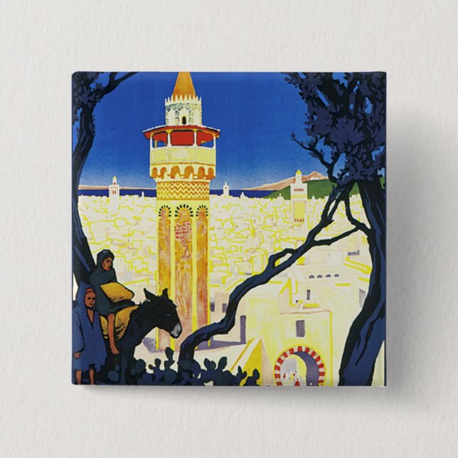 Tunis ~ L'Orient Aux Portes de Marseille Button (Vorderseite)