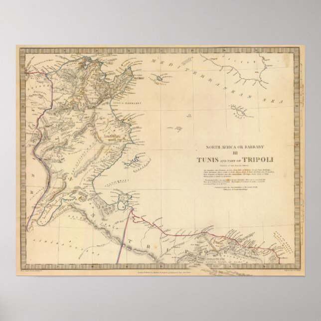 Tunis, Tripolis Poster (Vorne)