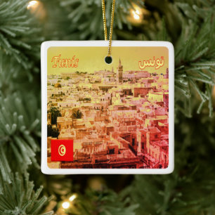 TUNIS, Tunesien, Afrika, Keramikornament