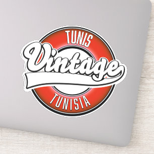 Tunis Tunesien vintage Logo Aufkleber