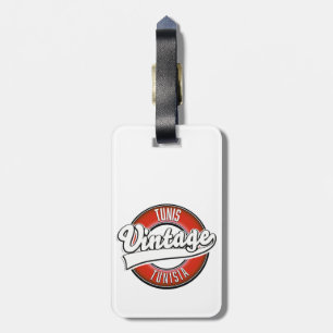 Tunis Tunesien Vintage-Logo Gepäckanhänger