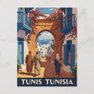 Tunis Tunis Travel Medina Postkarte