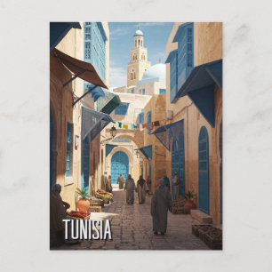 Tunis Tunis Travel Medina Postkarte