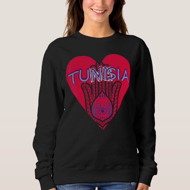 Tunisia souvenir   for men women sweatshirt (Vorderseite)