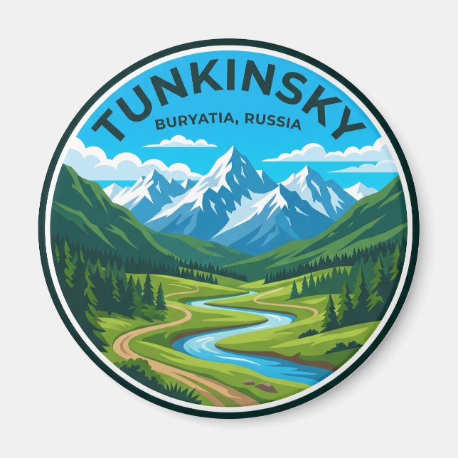 Tunkinsky-Nationalpark Russland Magnet (Vorne)
