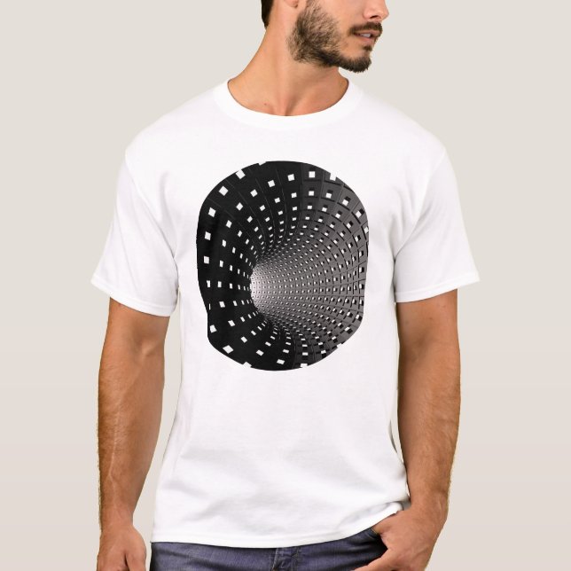 Tunnel 3D T-Shirt (Vorderseite)