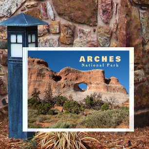 Tunnel Arch, Blue Sky, Arches National Park, Utah Postkarte