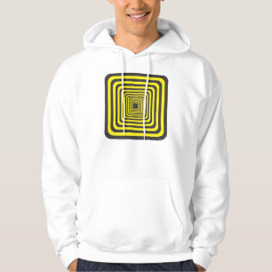 Tunnel auf schwarz und gelb hoodie