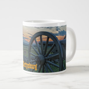 Tunnel-bohrwagenTasse Gettysburg-Kanonen-II Jumbo-Tasse