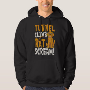 Tunnel Climb Rat Scream Design Stalljagd Hoodie