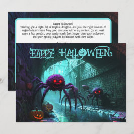 Tunnel der Terrors Card Einladung