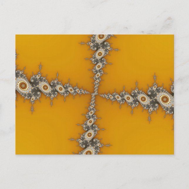 Tunnel - Fraktal Postkarte (Vorderseite)