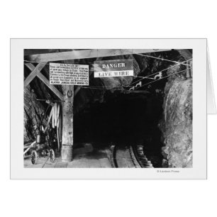 Tunnel in Juneau, Alaska-Treadwell-Bergwerk