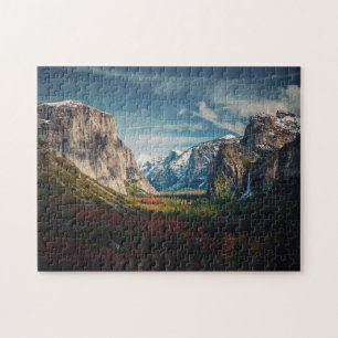 Tunnel Landschaft anzeigen Yosemite   US-Nationalp Puzzle