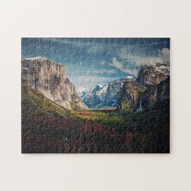 Tunnel Landschaft anzeigen Yosemite | US-Nationalp Puzzle (Horizontal)
